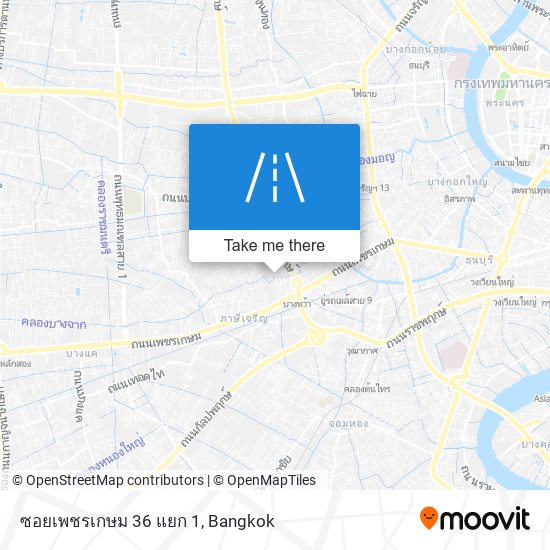 ซอยเพชรเกษม 36 แยก 1 map