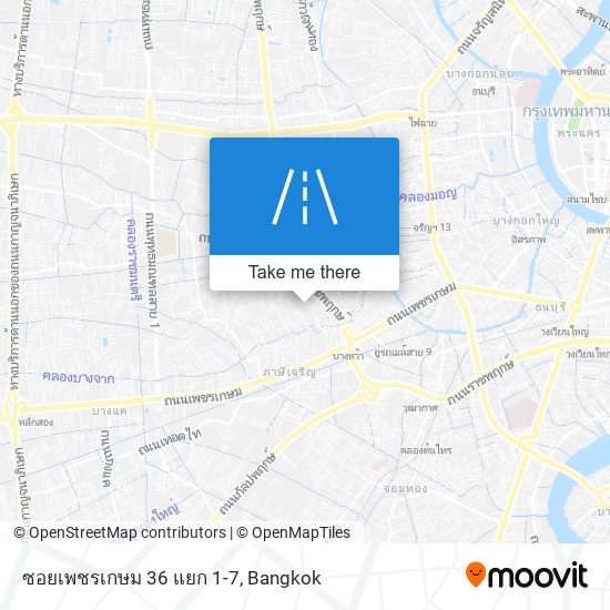 ซอยเพชรเกษม 36 แยก 1-7 map