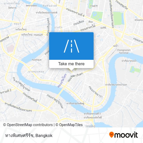 ทางพิเศษศรีรัช map