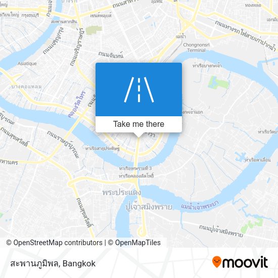 สะพานภูมิพล map