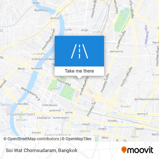 Soi Wat Chomsudaram map