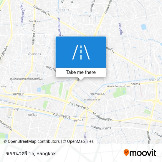 ซอยนวศรี 15 map