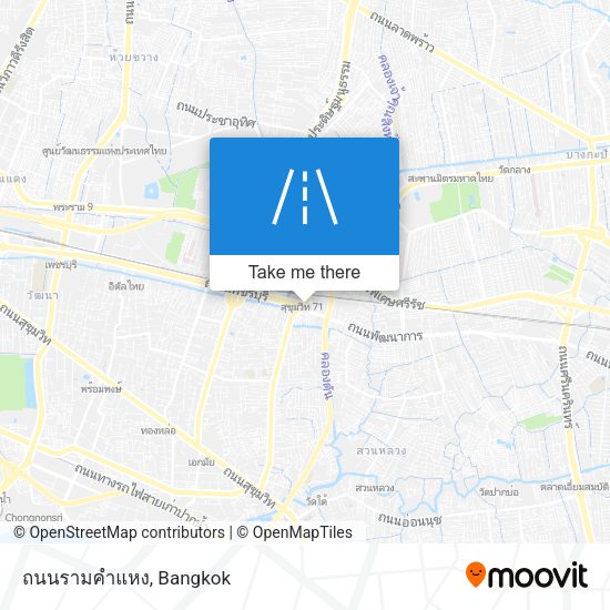 ถนนรามคำแหง map