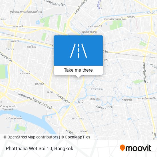 Phatthana Wet Soi 10 map