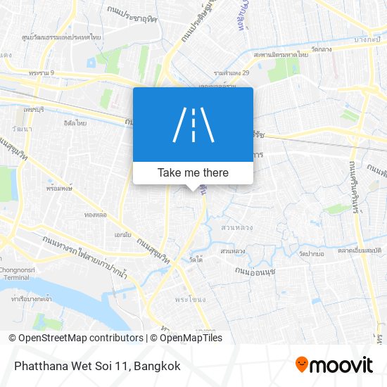 Phatthana Wet Soi 11 map