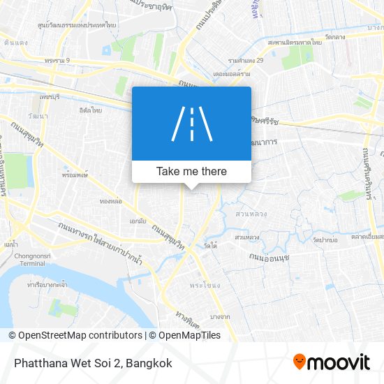 Phatthana Wet Soi 2 map