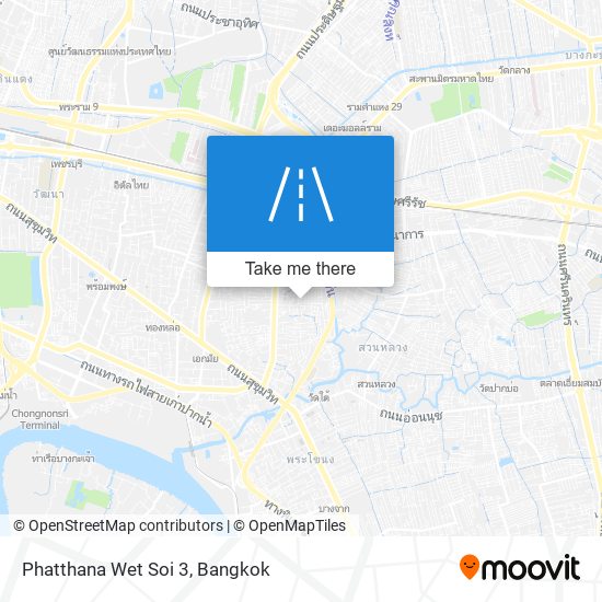 Phatthana Wet Soi 3 map