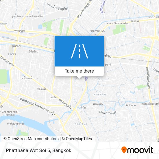 Phatthana Wet Soi 5 map