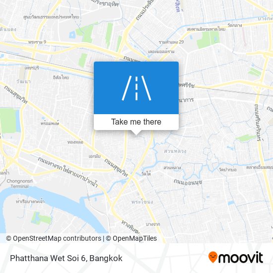 Phatthana Wet Soi 6 map