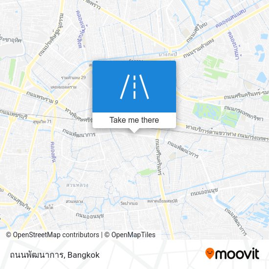 ถนนพัฒนาการ map