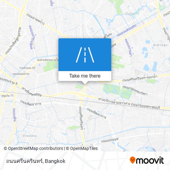 ถนนศรีนครินทร์ map