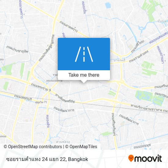 ซอยรามคำแหง 24 แยก 22 map