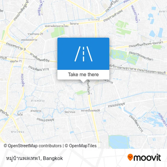 หมู่บ้านพลเทพ1 map