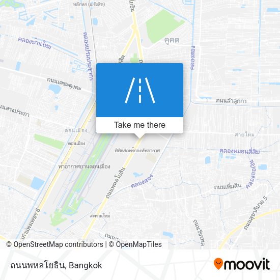ถนนพหลโยธิน map