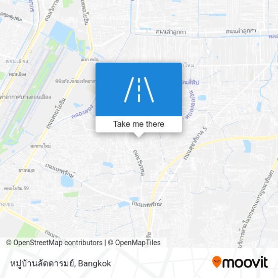 หมู่บ้านลัดดารมย์ map