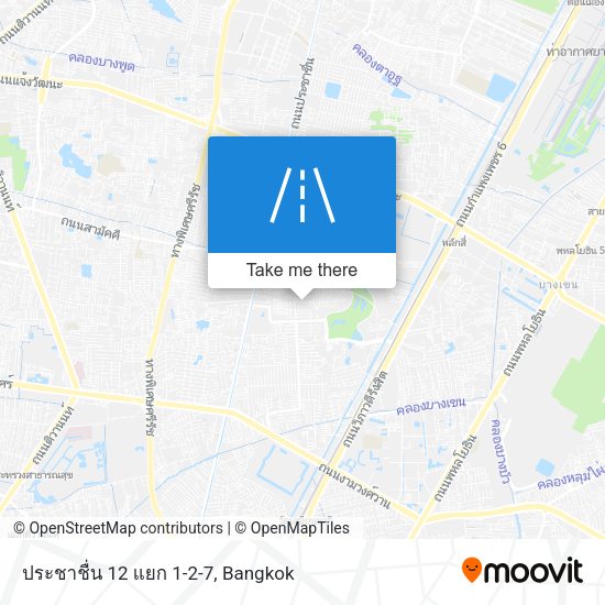 ประชาชื่น 12 แยก 1-2-7 map