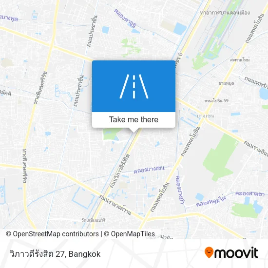 วิภาวดีรังสิต 27 map