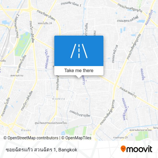 ซอยฉัตรแก้ว สวนฉัตร 1 map