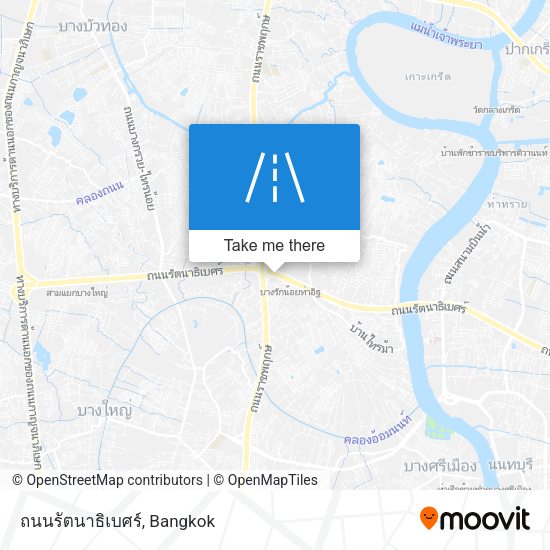 ถนนรัตนาธิเบศร์ map