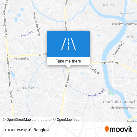 ถนนราชพฤกษ์ map