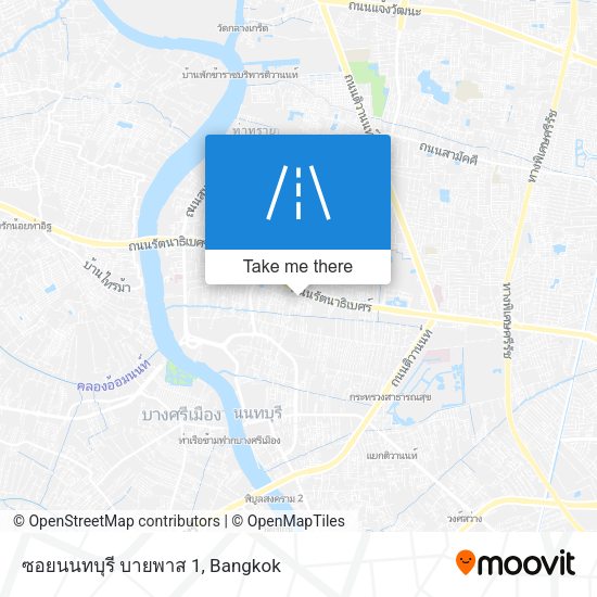 ซอยนนทบุรี บายพาส 1 map
