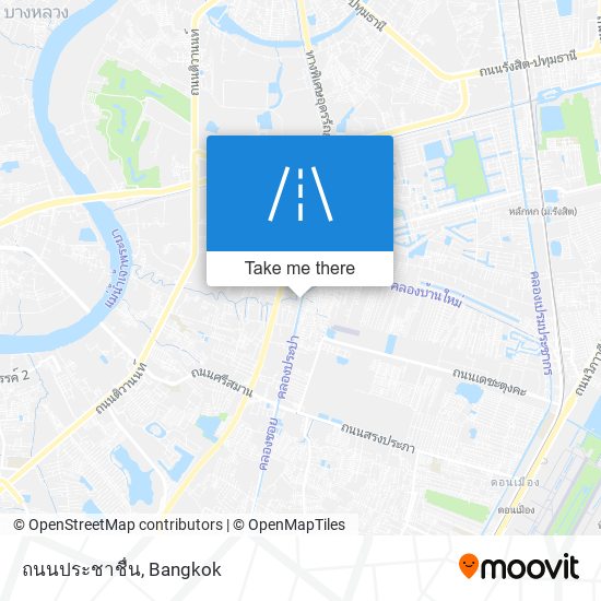 ถนนประชาชื่น map