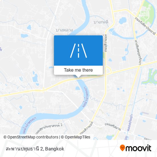 สะพานปทุมธานี 2 map