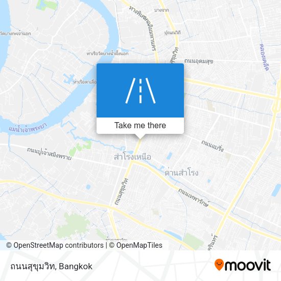 ถนนสุขุมวิท map