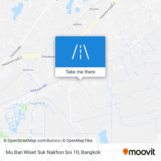 Mu Ban Wiset Suk Nakhon Soi 10 map
