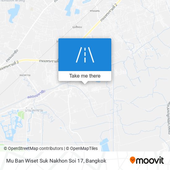 Mu Ban Wiset Suk Nakhon Soi 17 map