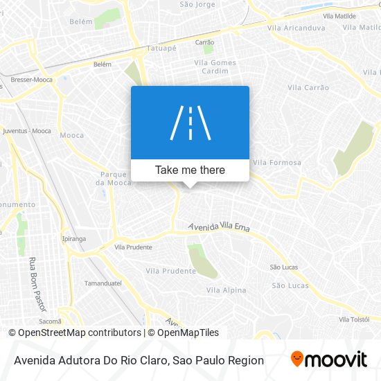 Avenida Adutora Do Rio Claro map