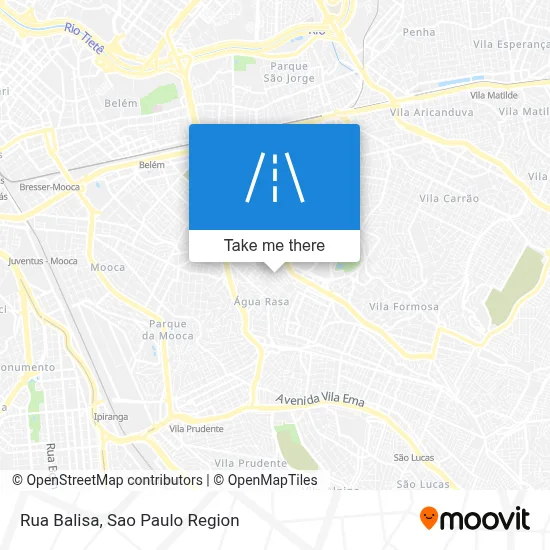 Rua Balisa map