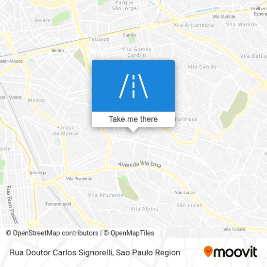 Rua Doutor Carlos Signorelli map