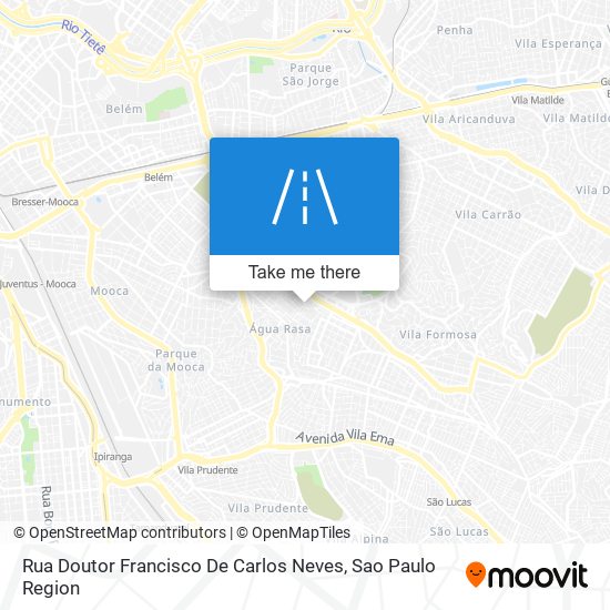 Rua Doutor Francisco De Carlos Neves map