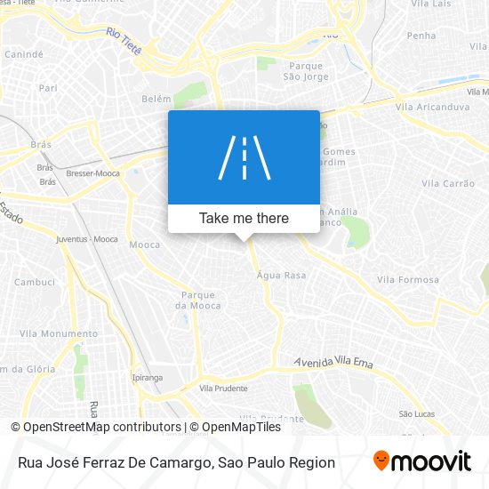 Mapa Rua José Ferraz De Camargo
