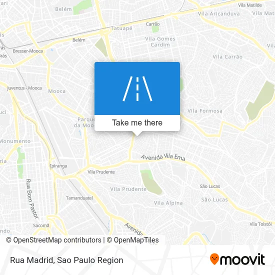 Rua Madrid map