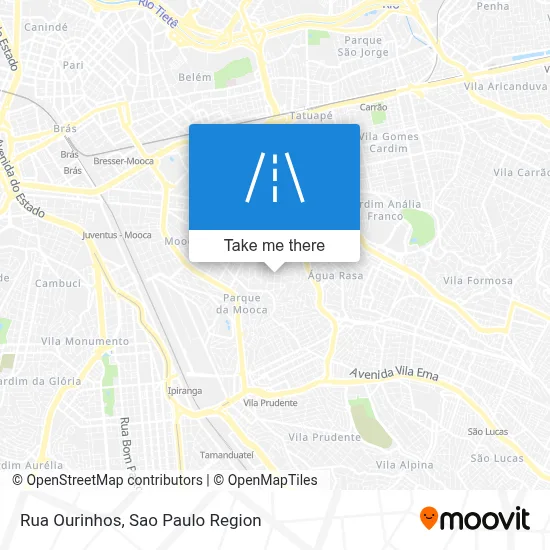 Rua Ourinhos map
