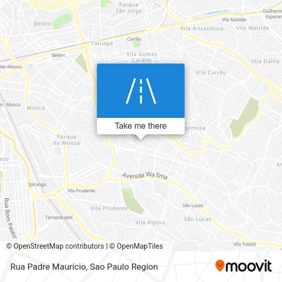 Rua Padre Maurício map