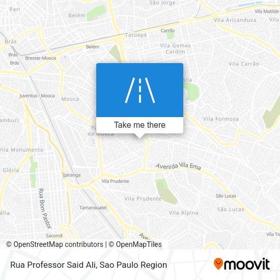 Rua Professor Said Ali map
