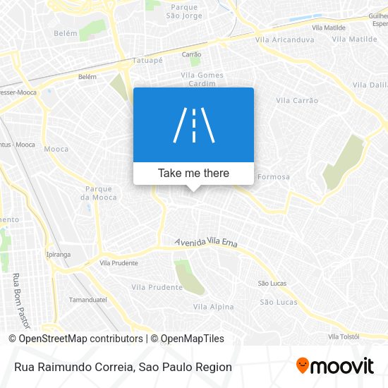 Rua Raimundo Correia map