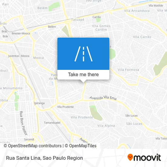 Rua Santa Lina map