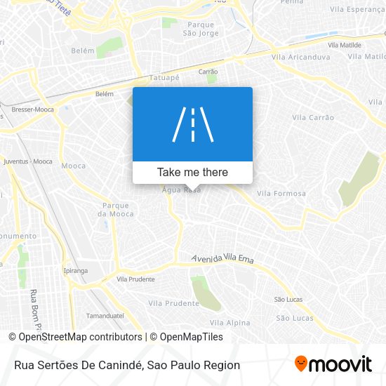 Rua Sertões De Canindé map