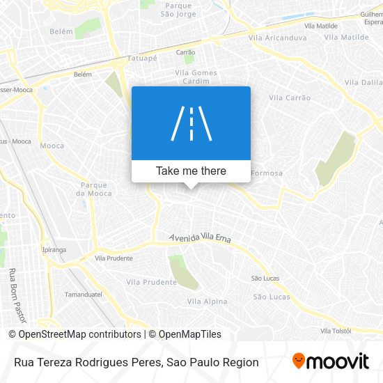 Rua Tereza Rodrigues Peres map