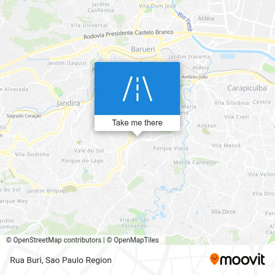 Rua Buri map