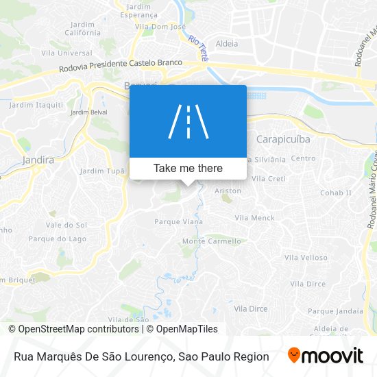 Rua Marquês De São Lourenço map