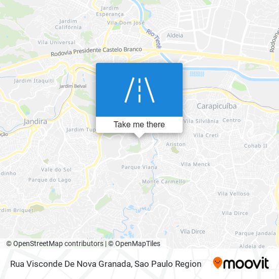 Rua Visconde De Nova Granada map