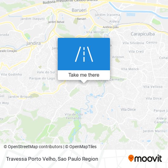 Travessa Porto Velho map