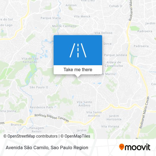 Avenida São Camilo map