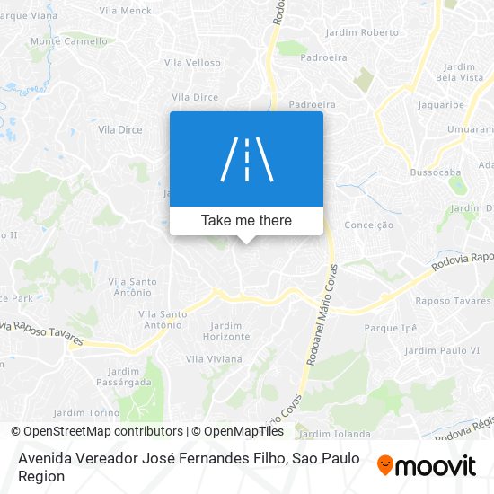Avenida Vereador José Fernandes Filho map
