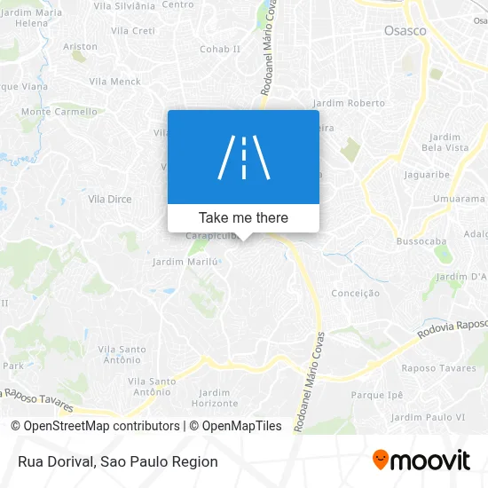 Rua Dorival map